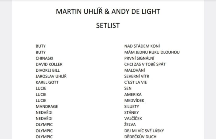 Martin Uhlíř & Andy De Light - Duo